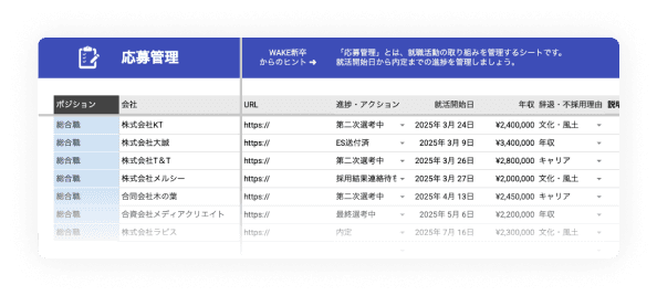 DEI企業研究シートで出来ること イラスト2