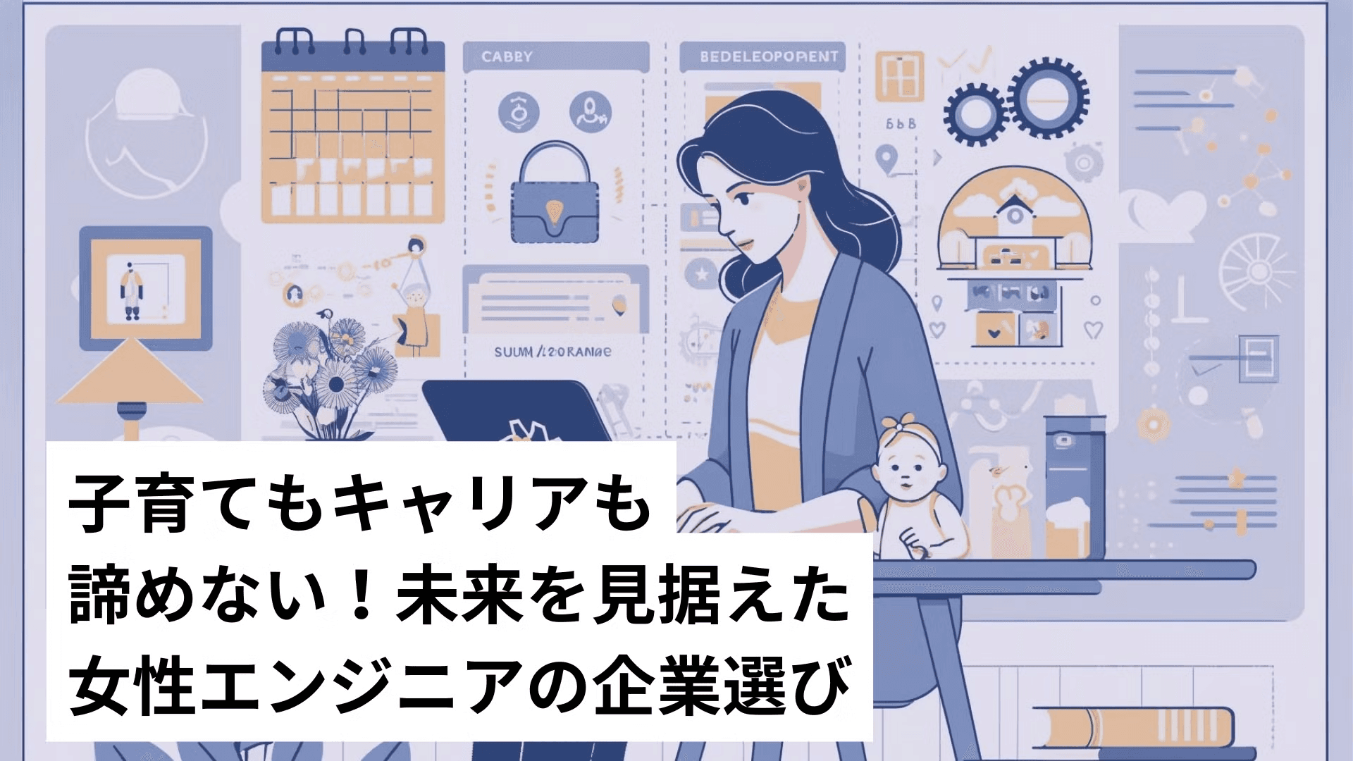 子育てもキャリアも諦めない！未来を見据えた女性エンジニアの企業選び